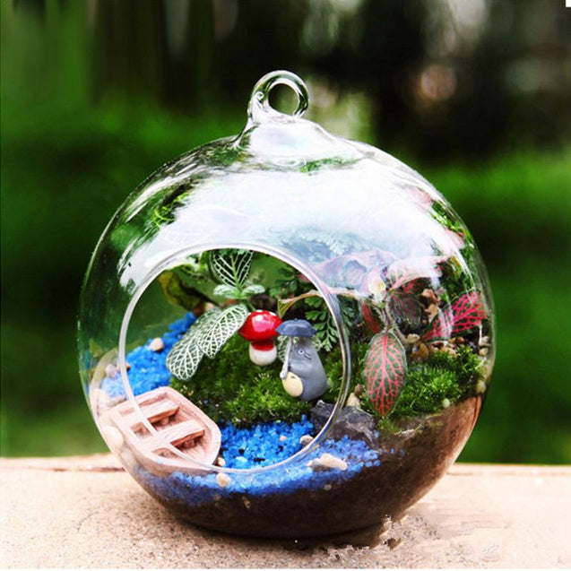 Terrarium Transparent Hanging Glass Vase