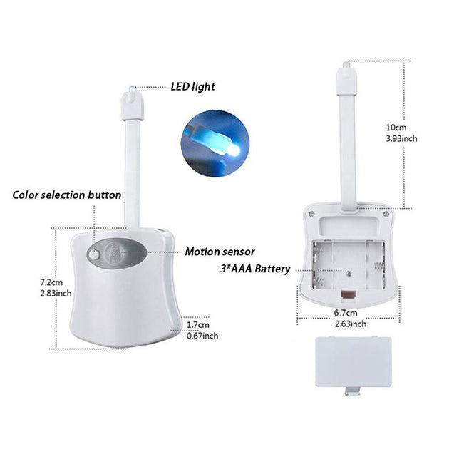 Motion Sensing Automatic Toilet Light