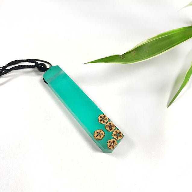 Handmade Resin Wood Necklace