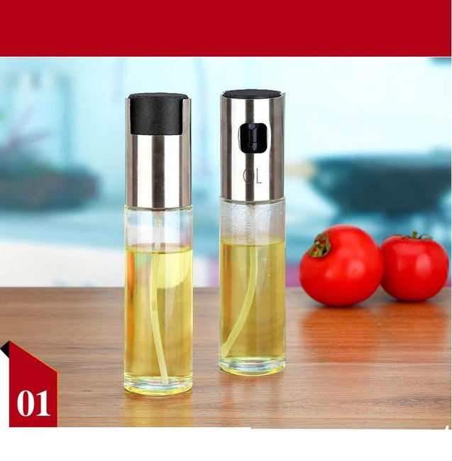 Oil Spraying Bottle - Leak Proof Glass Design