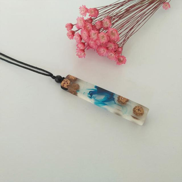 Handmade Resin Wood Necklace