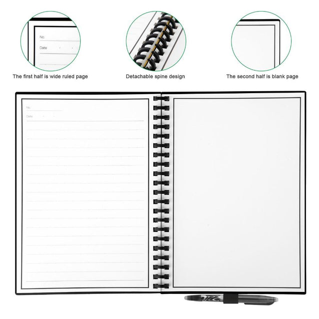 ElfinBook 2.0 - Reusable Notebook + 1 x Pilot Pen FREE | 2018
