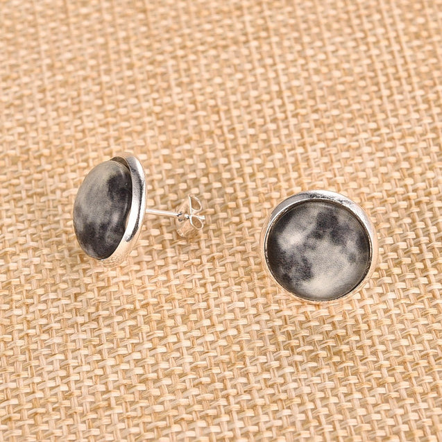 Glow'n Dark Moon Earring - Silver Limited Edition