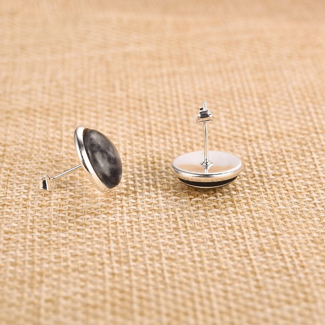 Glow'n Dark Moon Earring - Silver Limited Edition