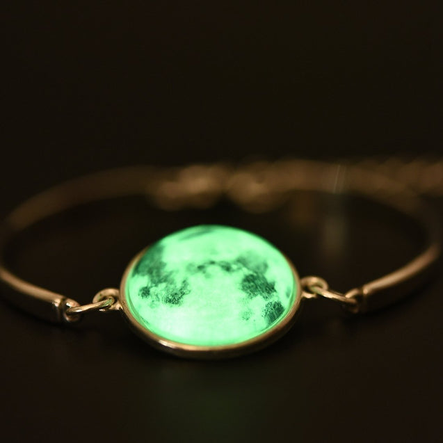 Glow'n Dark Moon Bracelet - Silver Limited Edition