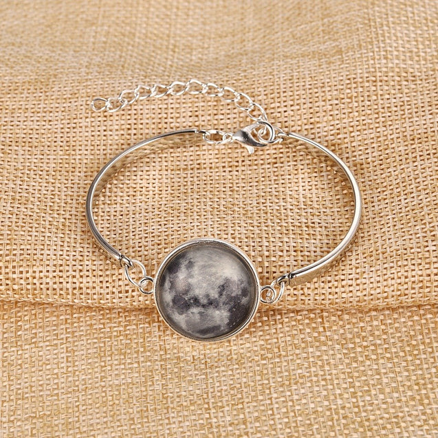 Glow'n Dark Moon Bracelet - Silver Limited Edition