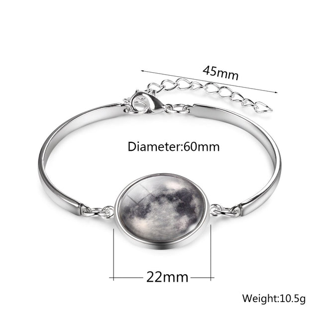 Glow'n Dark Moon Bracelet - Silver Limited Edition